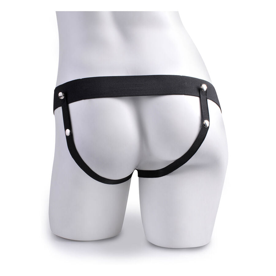 FETISH FANTASY SERIES - ARNÉS CON PENE REALÍSTICO EYACULADOR 22,9CM