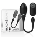 BLACK&SILVER - JENELL HUEVO VIBRADOR RECARGABLE