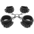 FETISH SUBMISSIVE - SET ESPOSAS MANOS Y TOBILLOS CON FORRO DE NEOPRENO