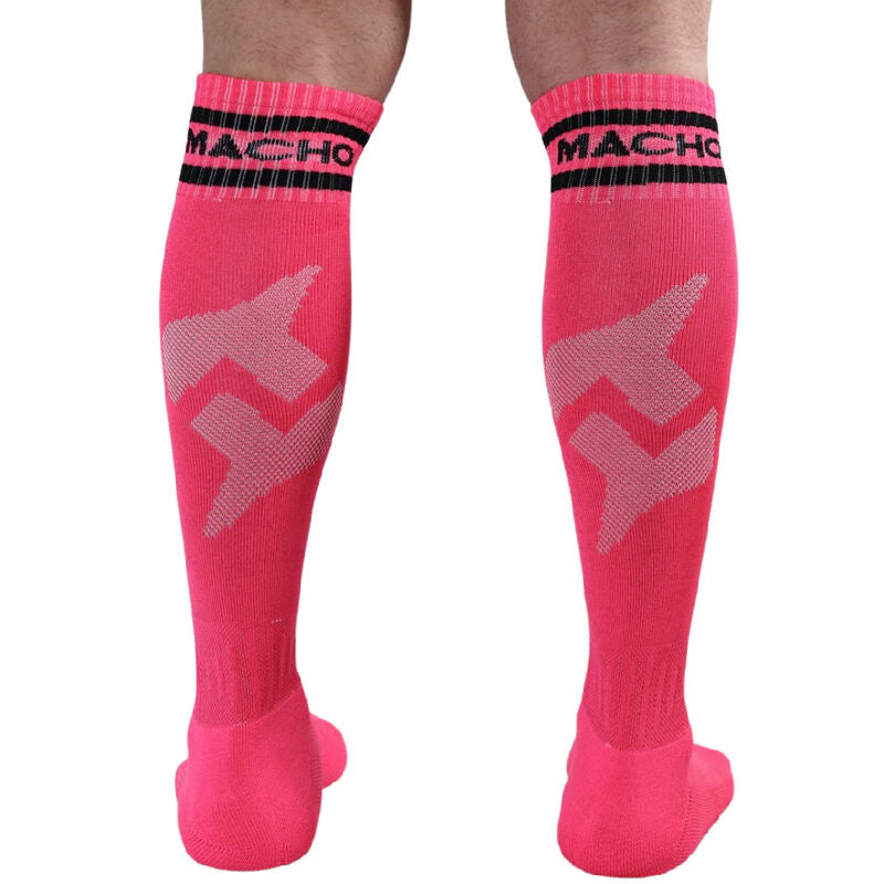 MACHO - CALCETINES LARGOS TALLA ÚNICA ROSA